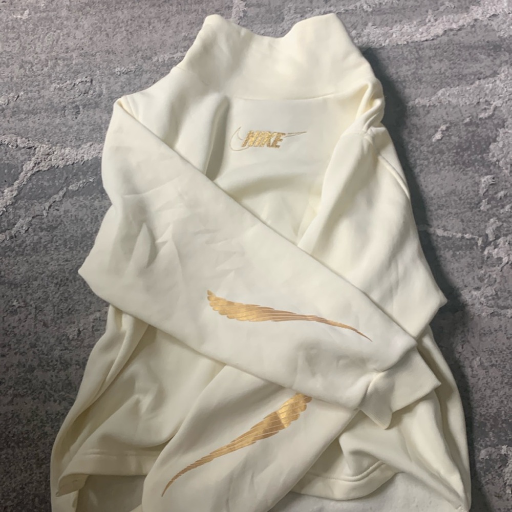 Beige Nike hoodie, XL women’s